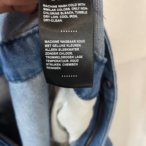 Harley Davidson Denim Romper Jumpsuit Women's 2W‎ Plus Size Short Sleeve - Picture 9 of 10